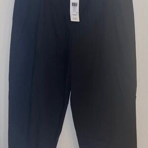 Eileen fisher black cropped pant